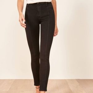 Reformation Suzie Jean- Black (NWT) - 27